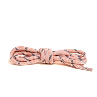 鞋带圆反光斜点桔色黑白浅蓝登山运动老爹篮球鞋男女百搭条纹鞋绳