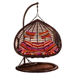 吊篮藤椅懒人摇篮摇椅阳台户外秋千花园双人吊椅室内吊床家用吊兰