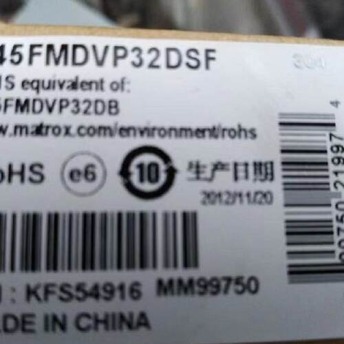 议价迈创MGI G45FMDVP32DSF 显卡 G45FMDVP32DB KFS54916 MM99750