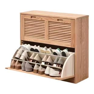 工厂清仓鞋柜实木家用入户玄关翻斗鞋柜多层门厅柜卧室客厅储物柜