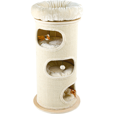 蜜罐猫猫爬架大直径温暖猫桶