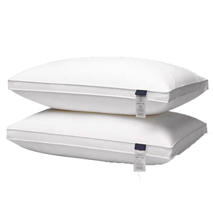 希尔顿五星级酒店枕头护颈椎助睡眠不塌陷不变形枕芯冬季一对家用