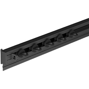 免打孔轨道L形弯轨顶装衣柜推拉门帘客厅隔断遮光窗帘转弯U型滑轨