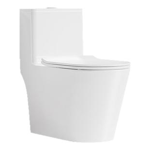 九牧卫浴马桶家用坐便器虹吸式大冲力马桶坐便抗菌脲醛盖板坐便器