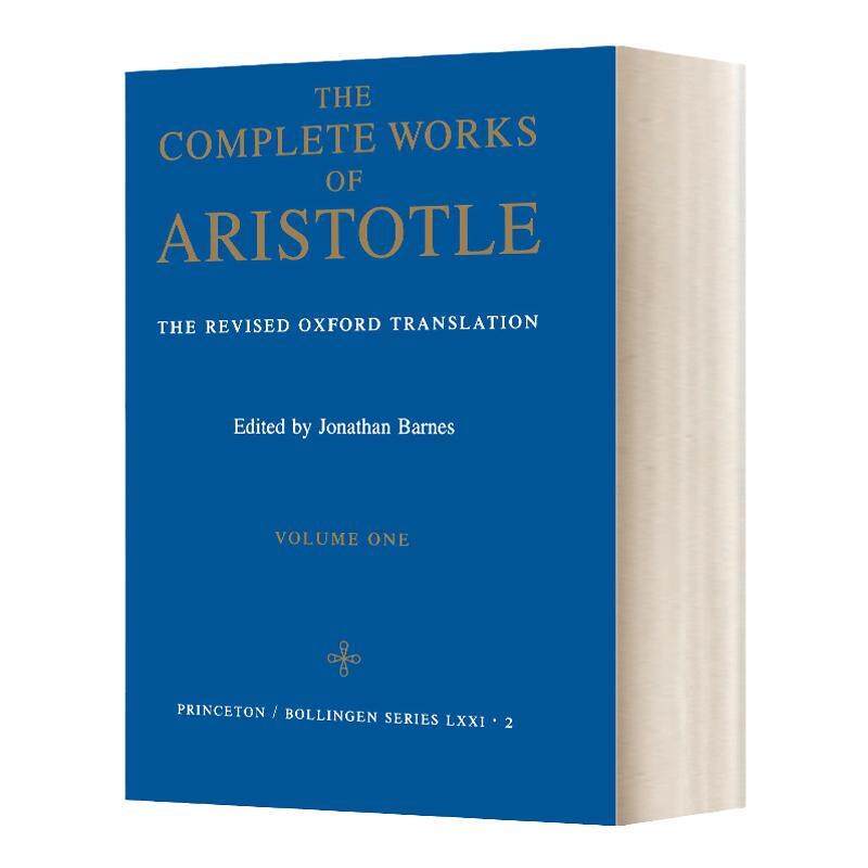 Complete Works of Aristotle Volume 1 亚里斯多德集 第1卷 精装 Aristotle