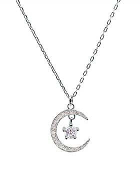 星月之恋轻奢秋冬项链纯银不掉色