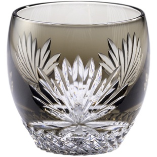 日本KAGAMI江户切子水晶玻璃白酒杯威士忌杯烈酒杯清酒杯月下美人