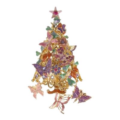 KirksFolly复古雪花月亮耳钉胸针