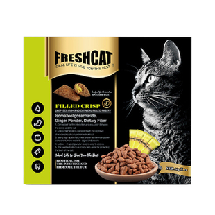 福瑞诗freshcat猫零食磨牙洁齿零食猫夹心饼干夹心酥挑嘴猫用240g