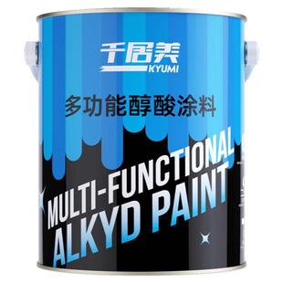 千居美 银粉漆 防锈漆银浆磁漆铁门栏杆翻新漆银色油漆金属防锈漆