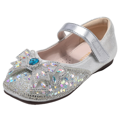 百丽童鞋女童水晶公主鞋