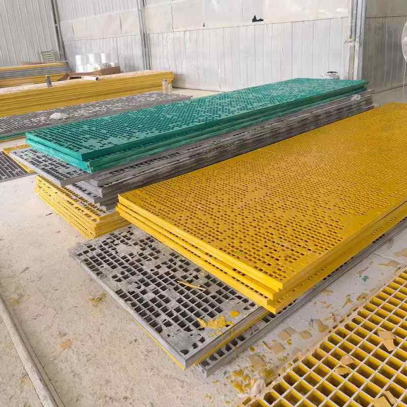 厂家定制玻璃钢格栅板洗车格栅光伏检修通道污水池盖板污水池盖板