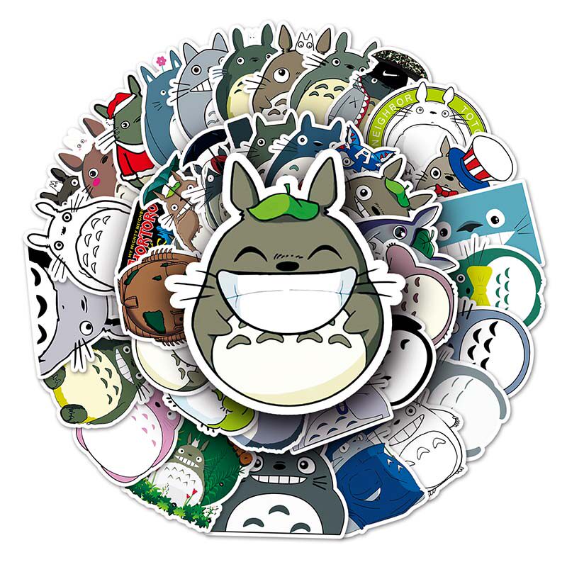 102张龙猫贴纸日本动漫防水装饰