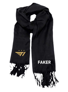 T1战队S12总决赛FAKER队服围巾