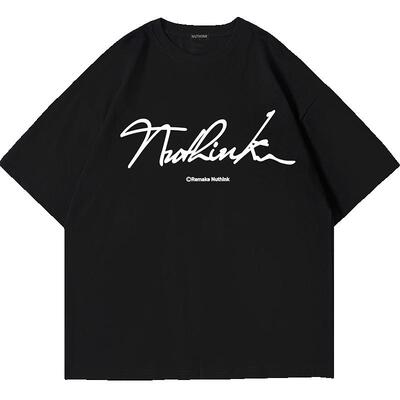 美式短袖情侣装Nuthink大码