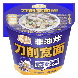 陈村刀削宽面紫菜虾米味非油炸