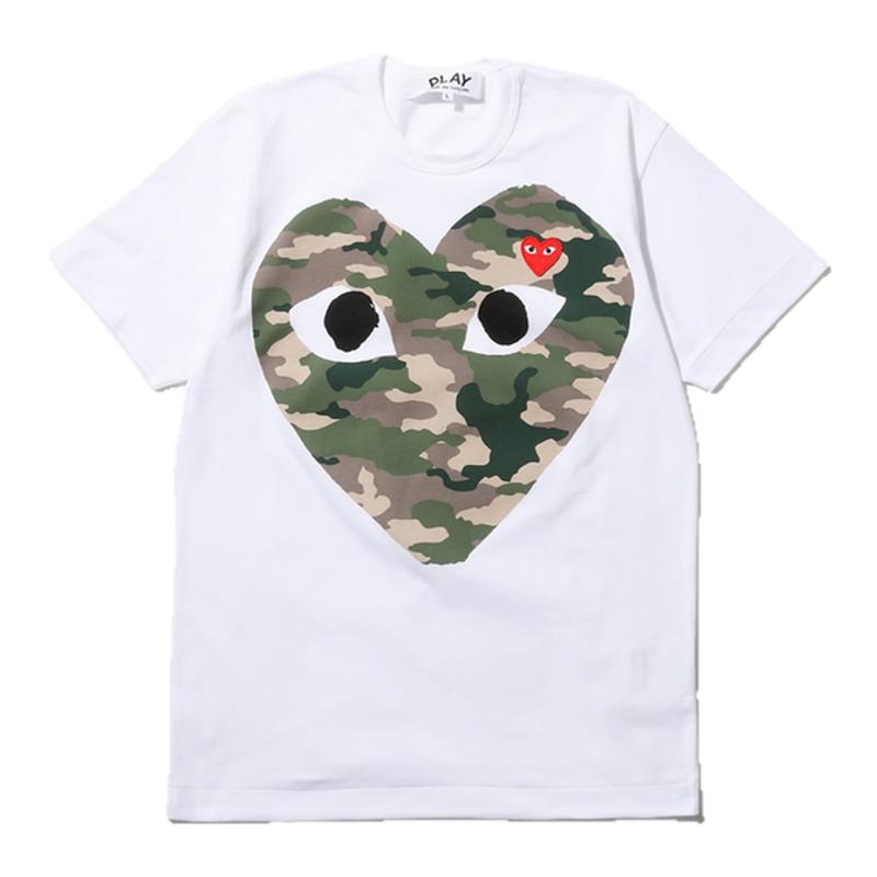 IT COMME des GARÇONS PLAY男装短袖T恤2019秋季新品爱心242MA