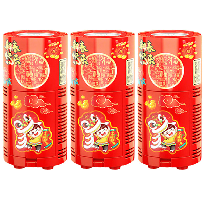 儿童过年玩具新年烟花泡泡机加特林燃放礼花电子烟雾泡泡水充电款