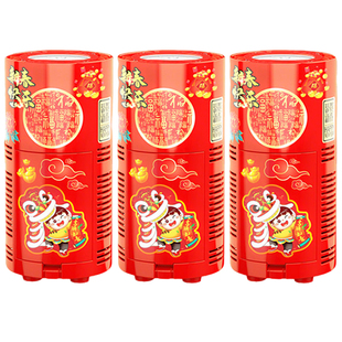 儿童过年玩具新年烟花泡泡机加特林燃放礼花电子烟雾泡泡水充电款