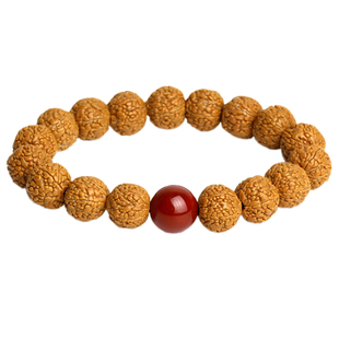 小金刚菩提子手串男女麒麟龙纹盘玩转运珠尼泊尔原籽文玩佛珠手链