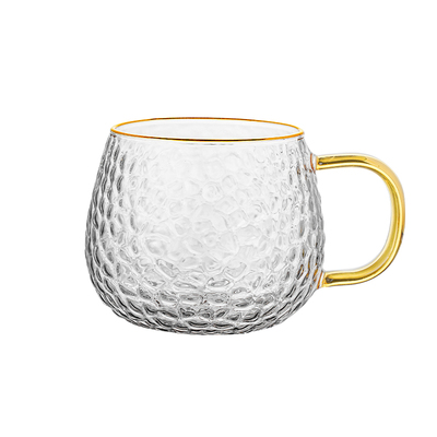 高硼硅玻璃早餐杯水杯家用耐高温可微波炉加热牛奶燕麦杯女咖啡杯