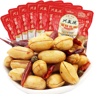 河南开封特产兴盛德麻辣花生米420g下酒菜藤椒五香花生零食老字号
