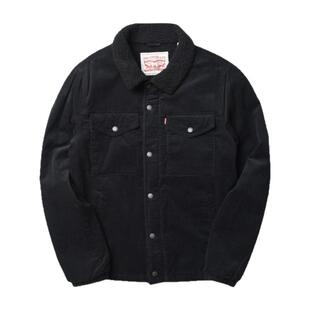 阿瞳牛社美版正品Levis李维斯复古高端灯芯绒羊羔绒外套男潮冬季