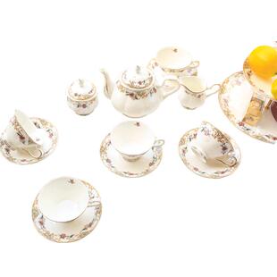 莹辰达骨瓷咖啡杯套装欧式下午茶茶具创意英式咖啡具套装简约家用