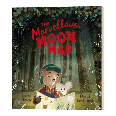 The Marvellous Moon Map 不可思议的月亮地图 英文原版儿童绘本