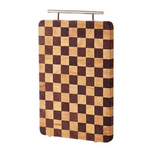 【下拉领补贴】苏泊尔棋盘格菜板抗菌99.9%家用切菜板乌檀实木砧