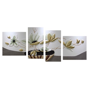 现代简约沙发背景墙装饰画客厅组合立体挂画轻奢高档抽象浮雕壁画