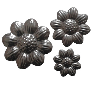 欧世艺铁花铁艺冲压配件A179&植物·圆形小花朵大中小梅花冲压花