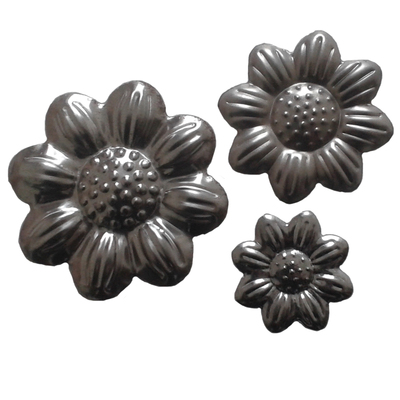 金属冲压花铁艺铁花冲压配件批发