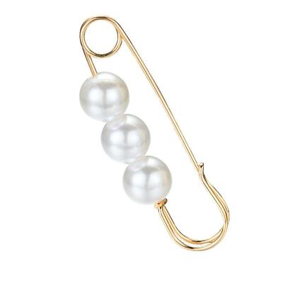 左欧日韩合金女裤子收腰神器胸针