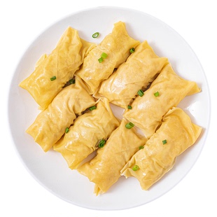 膳博士新鲜黑猪肉千张包肉荠菜包圆早餐半成品速食加热即食