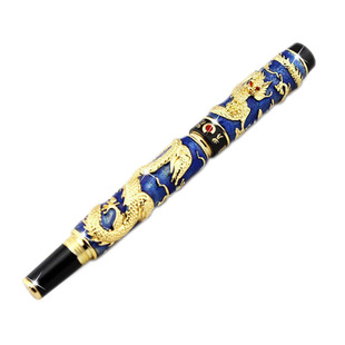 北京故宫礼品景泰蓝钢笔铱金笔尖龙笔宝珠笔书写笔送老师同学礼物