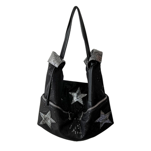 BINGBONG|原创 大号元宇宙星星 托特包大容量包包女斜挎通勤大包