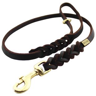 PETCARE德国原装进口宠物牵引绳油脂皮牛皮德牧绳狗绳牵狗绳金毛