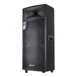 先科1507双十五寸大功率舞台广场舞音响户外拉杆音箱15寸超大音量