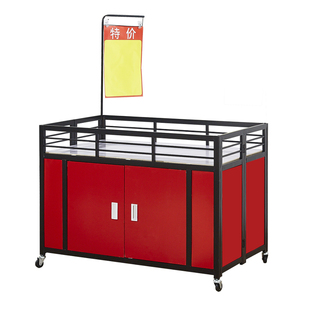 超市促销车甩货车服装店折叠促销花车货架特价车花车促销车展示架