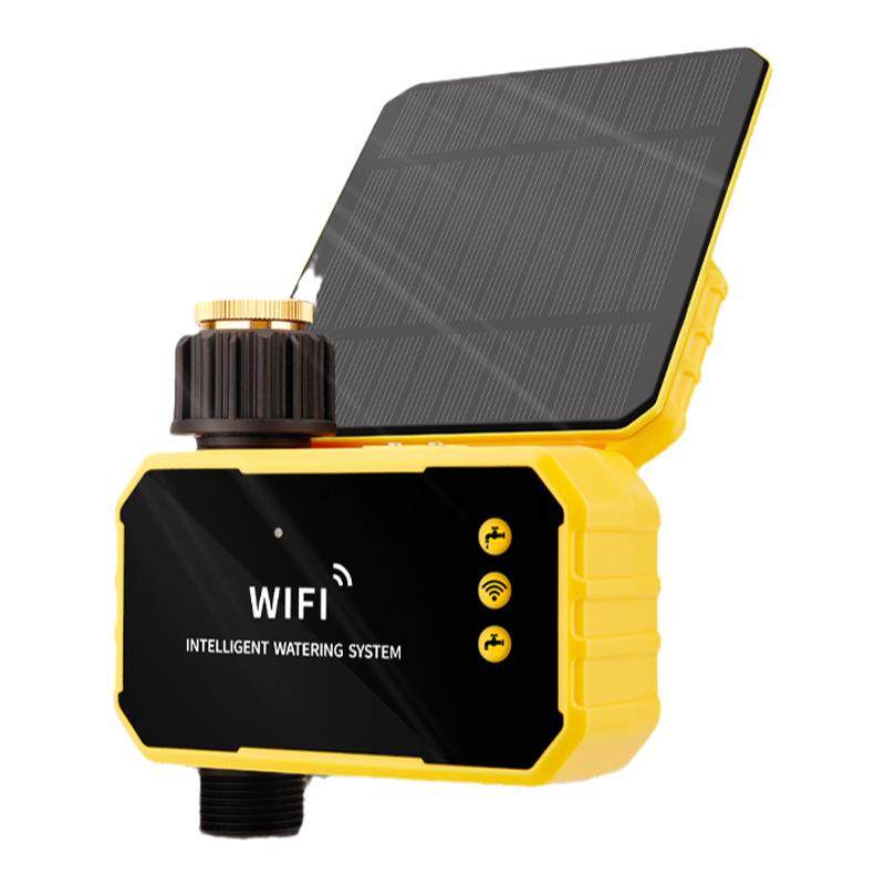 太阳能手机远程wifi定时自动浇花喷洒雾化可调万向花园浇水神器