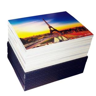 90张中国各地著名城市地标风景点明信片世界名胜古迹贺卡生日卡片