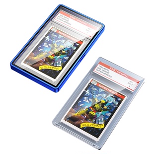 球星卡评分卡PSA评级卡保护壳CGC蓝色BGS卡砖专用保护套金属外壳