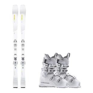 HEAD/海德 24-25新款PURE JOY女士初中级进阶双板滑雪板套装EMC