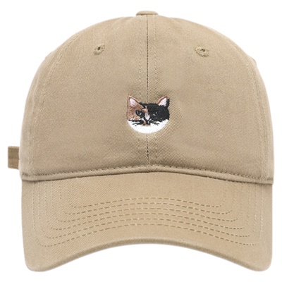 freerabbit II freerabbit II 2025新款可爱猫咪刺绣棒球帽女