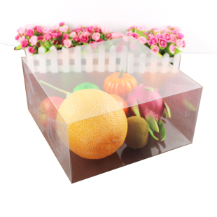 现货燕窝包装盒定做透明PVC塑料胶壳燕盏角天地上下盖鱼胶礼品盒