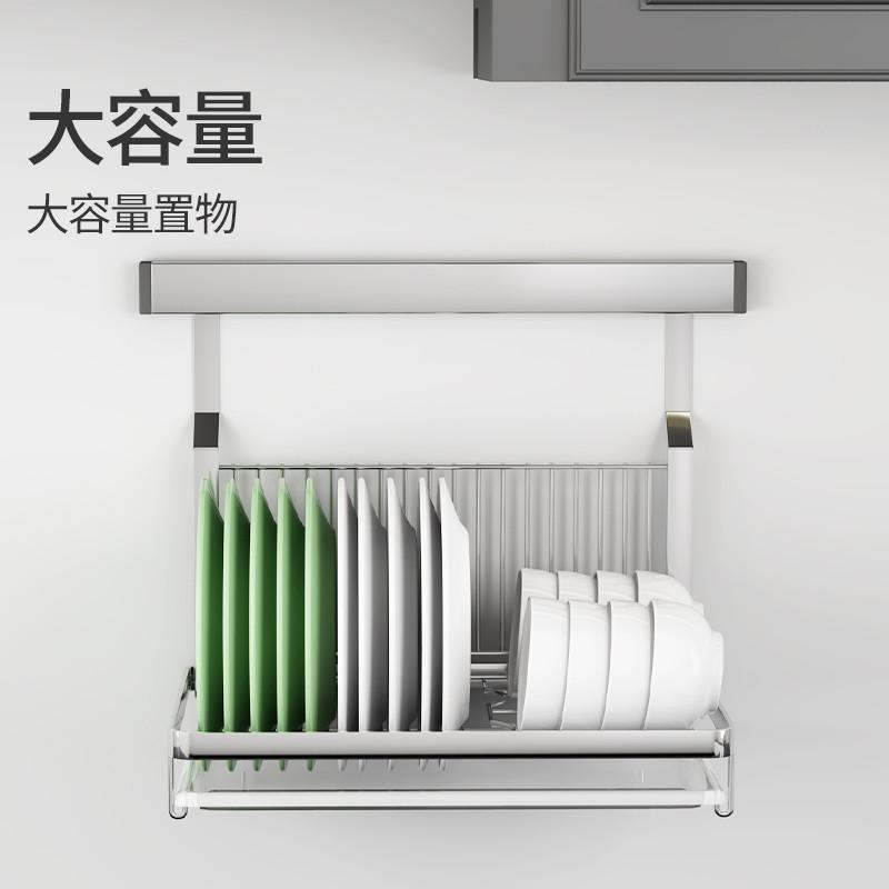304不锈钢壁挂沥水架碗碟收纳架厨房碗盘放碗架子洗碗置物架碗架