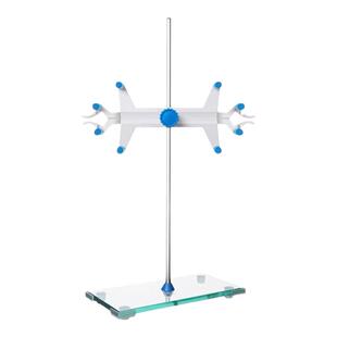 大理石滴定台蝴蝶夹玻璃滴定台滴定管架子大理石底座实验室固定台