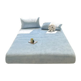 牛奶绒床笠加厚加绒珊瑚绒学生宿舍1.35榻榻米床罩90x190定制冬款