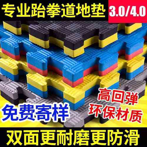 格斗武术跆拳道专用地垫垫EVA发泡专业训练多功能加厚高垫子拼接